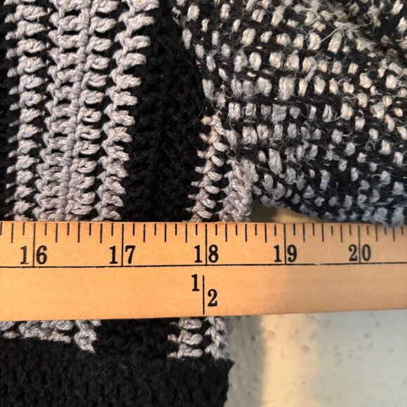 Sandy Starkman Womens Black White Embroidered Patchwork Art to Wear Jacket - Picture 13 of 16